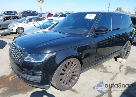 2018 Land Rover Range Rove 3.0L V6 Turbocharged Diesel Hse Td6 из США, поврежденный, VIN SALGS2RK9JA396541